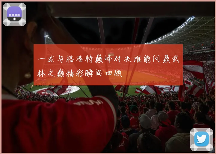 一龙与格洛特巅峰对决谁能问鼎武林之巅精彩瞬间回顾